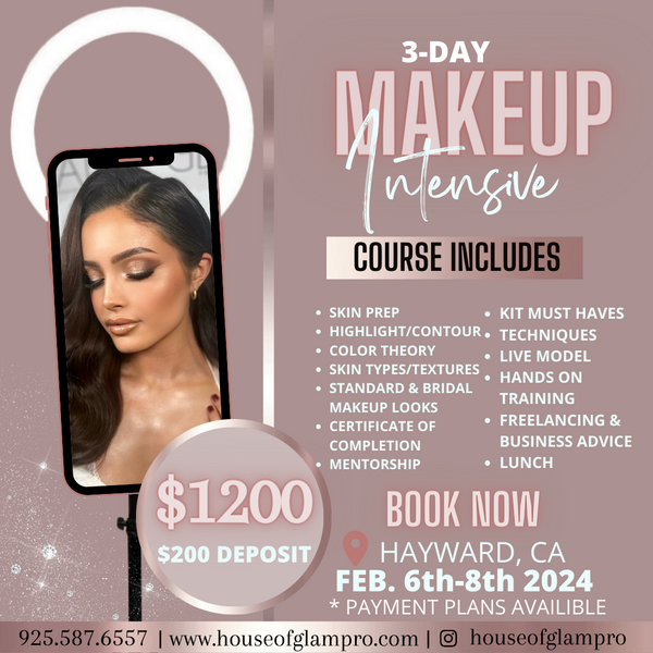 3 DAY MAKEUP INTENSIVE COURSE